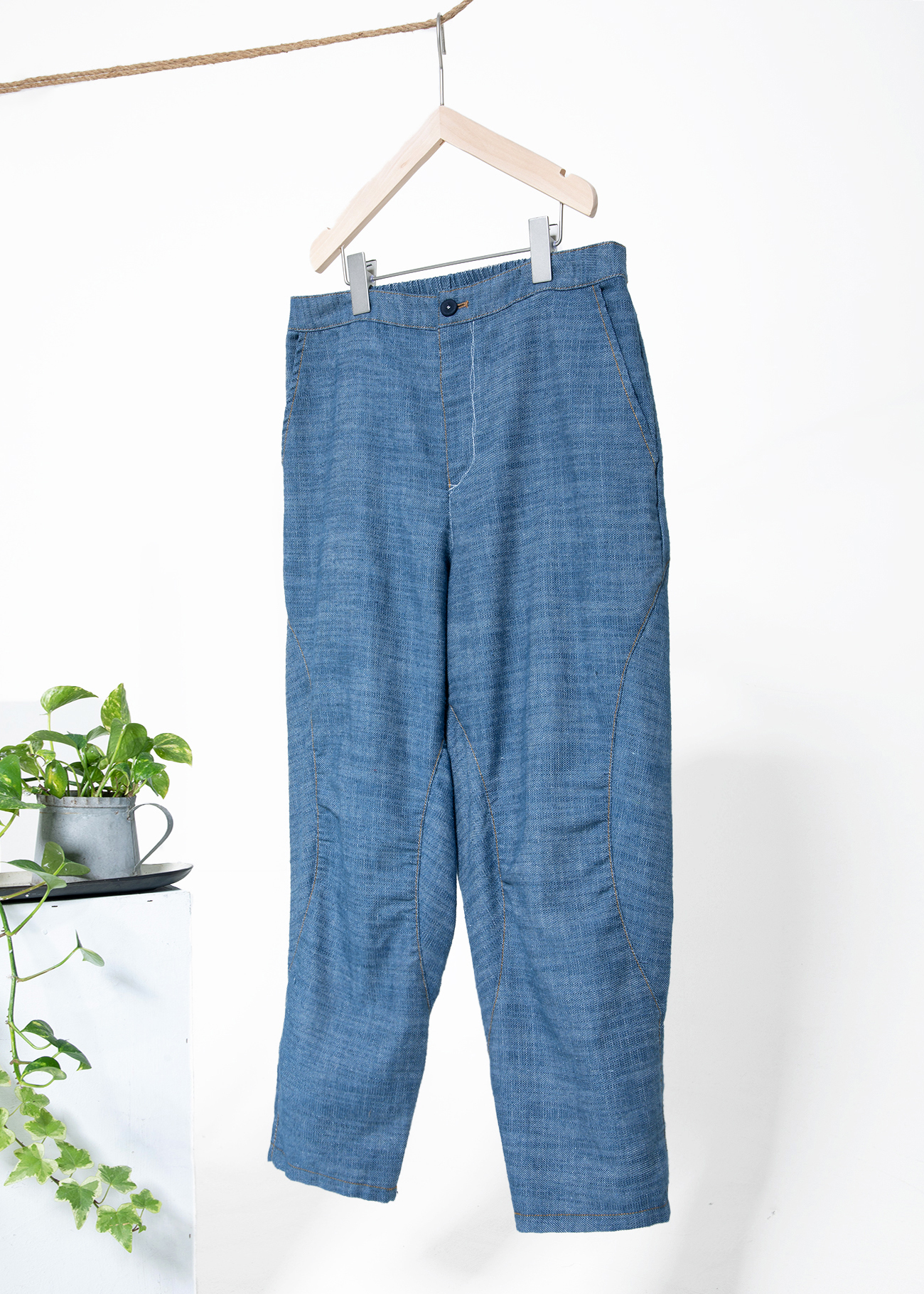 Side Gathered Trousers