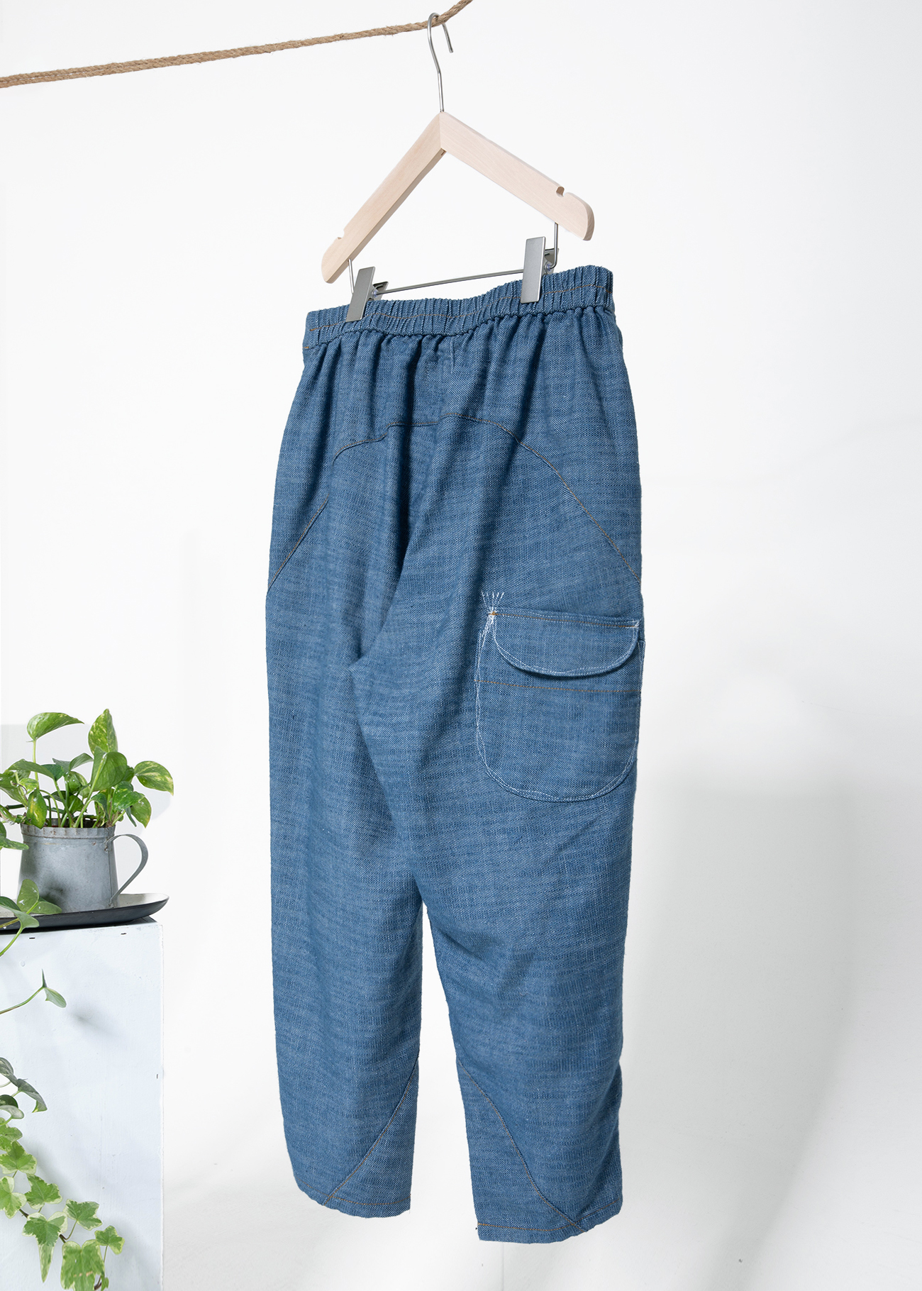 Side Gathered Trousers