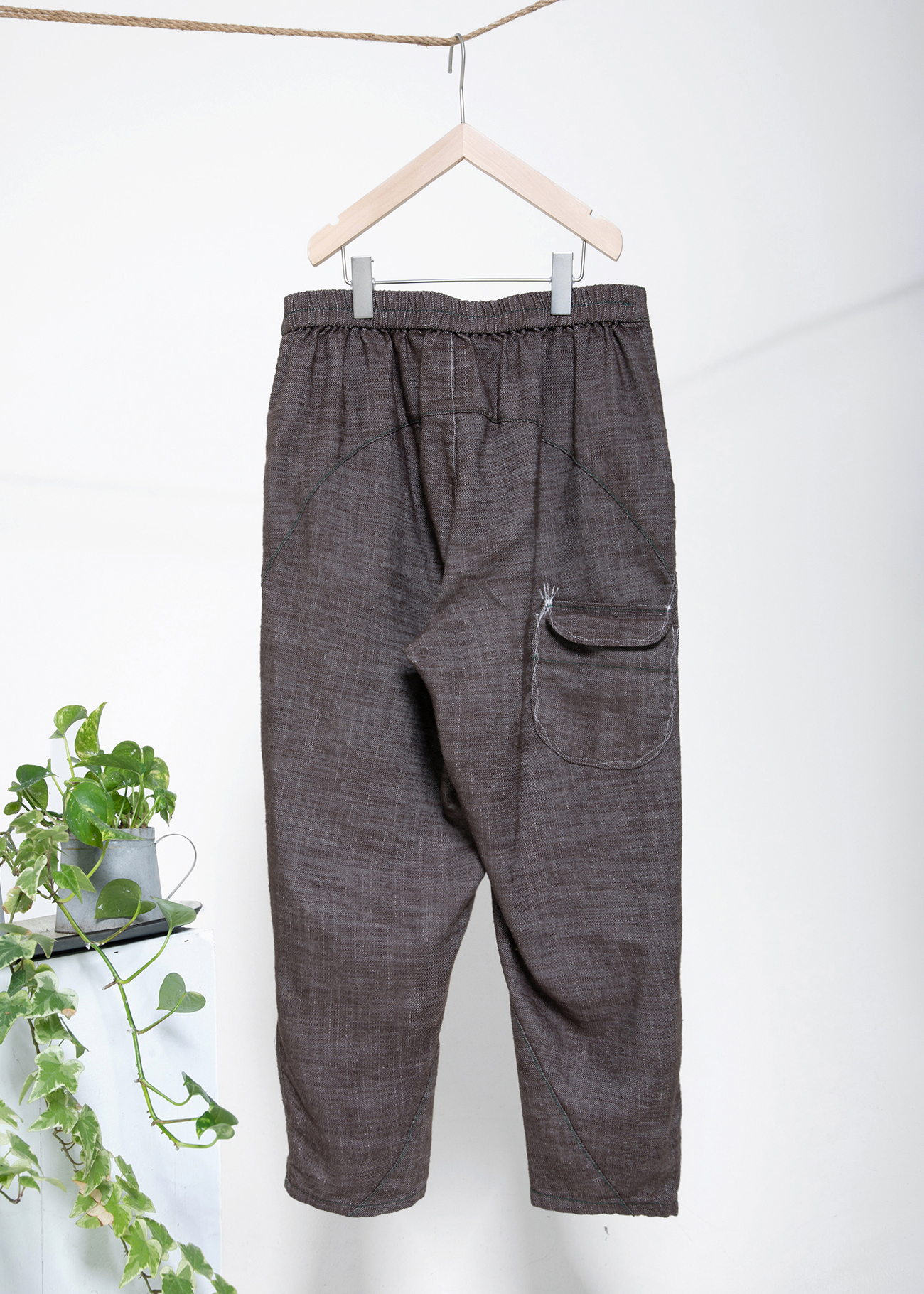 Side Gathered Trousers