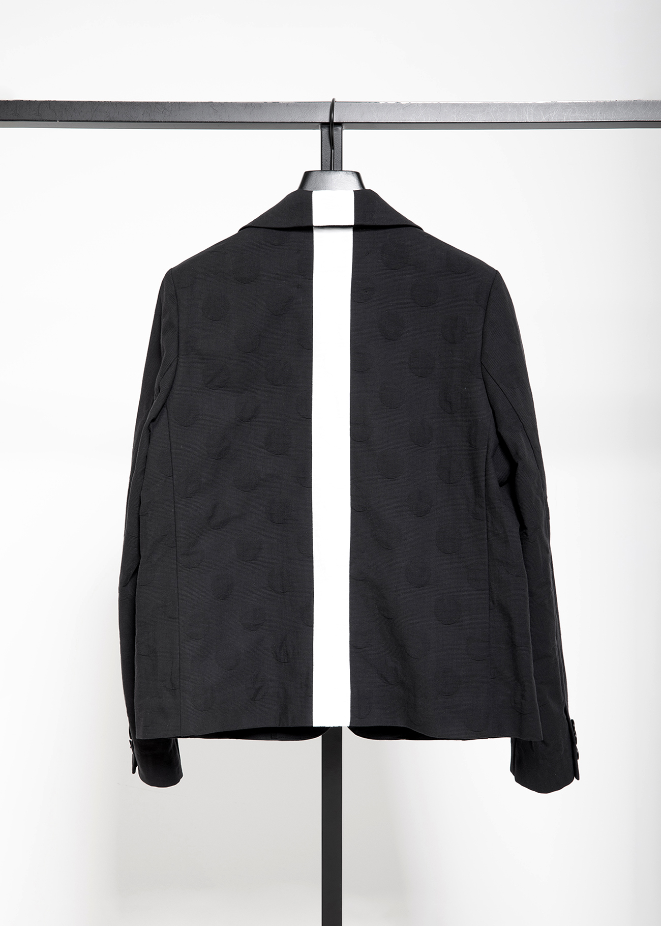 Textured Single Button Jacket