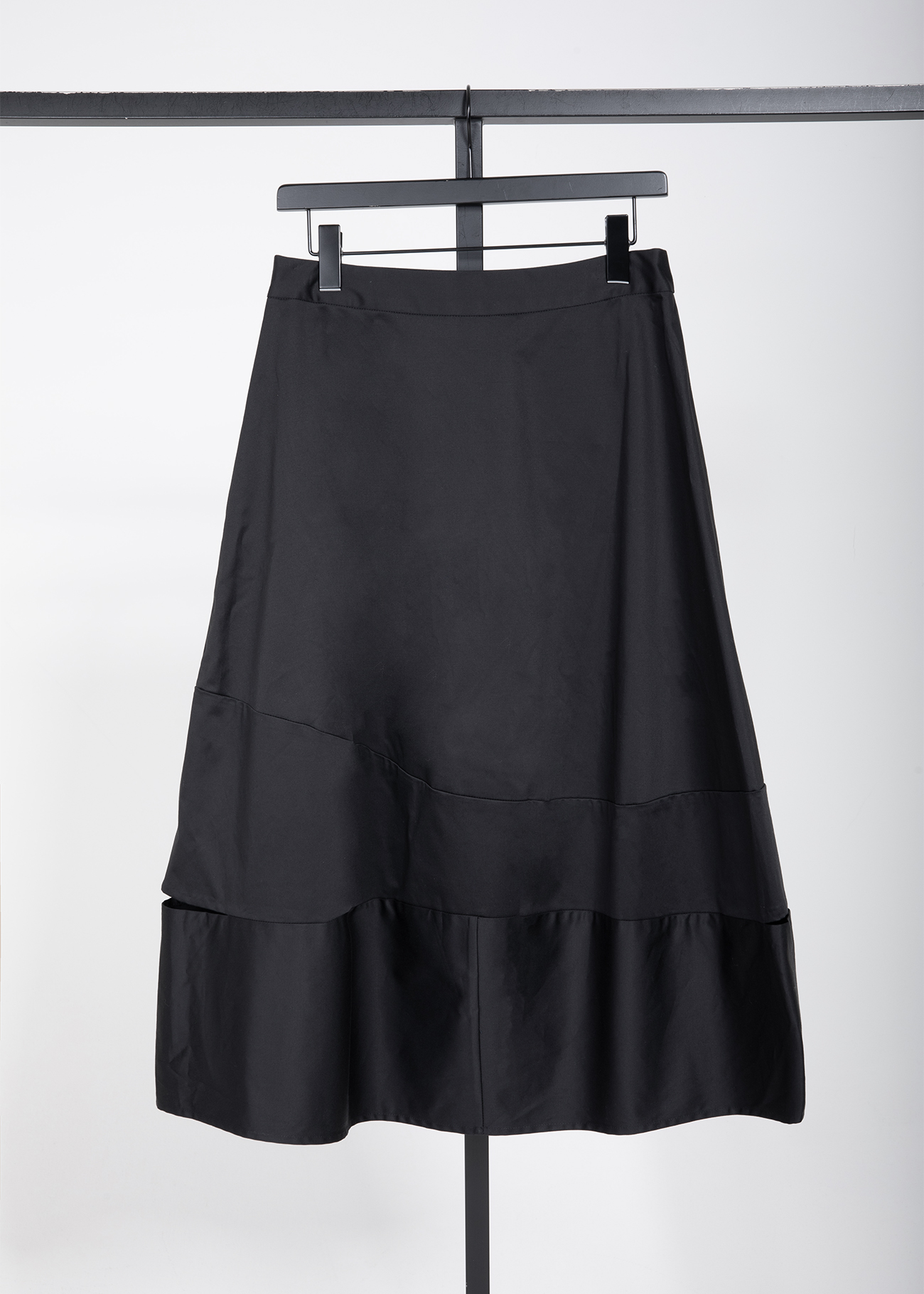 Side Cut Out Midi Skirt